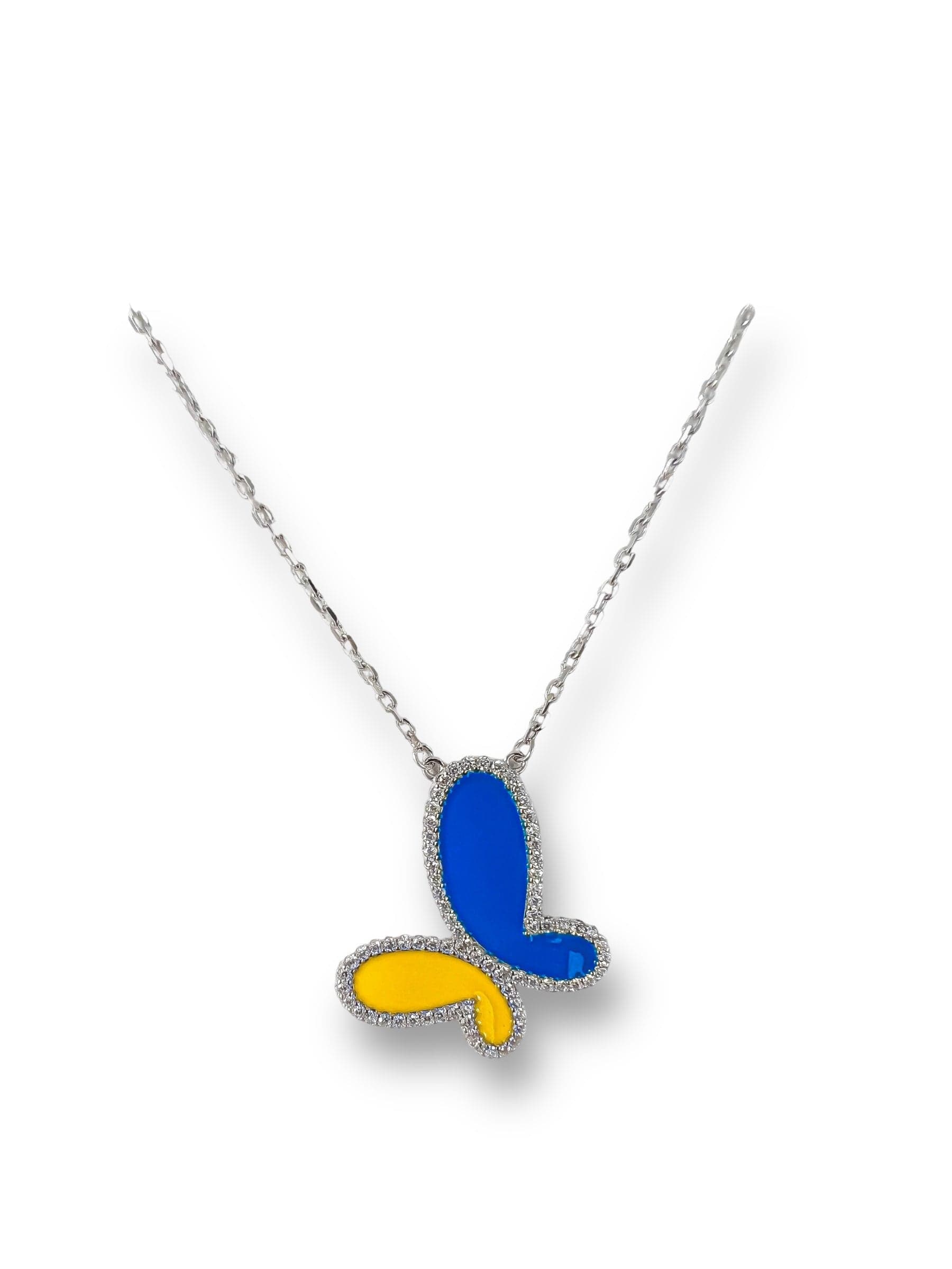 Van cleef blue butterfly necklace hotsell