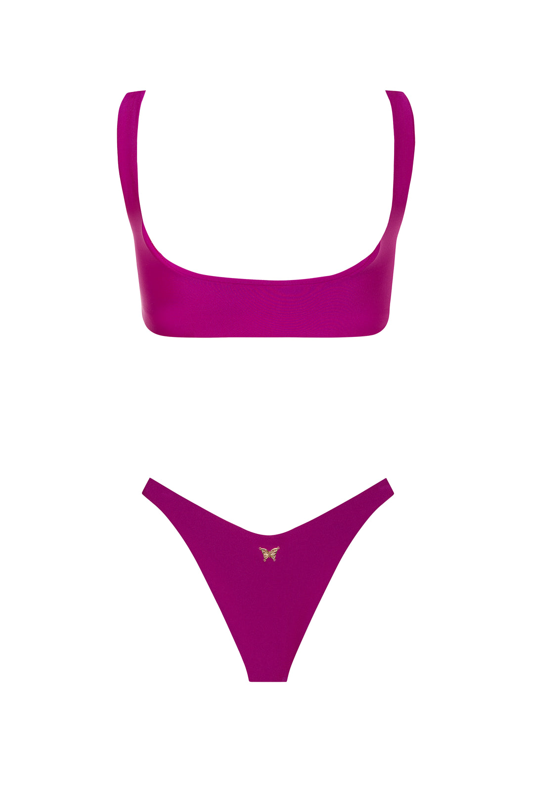 ORCHIDS OF BISCAYNE TOP & BOTTOM FUCHSIA BIKINI