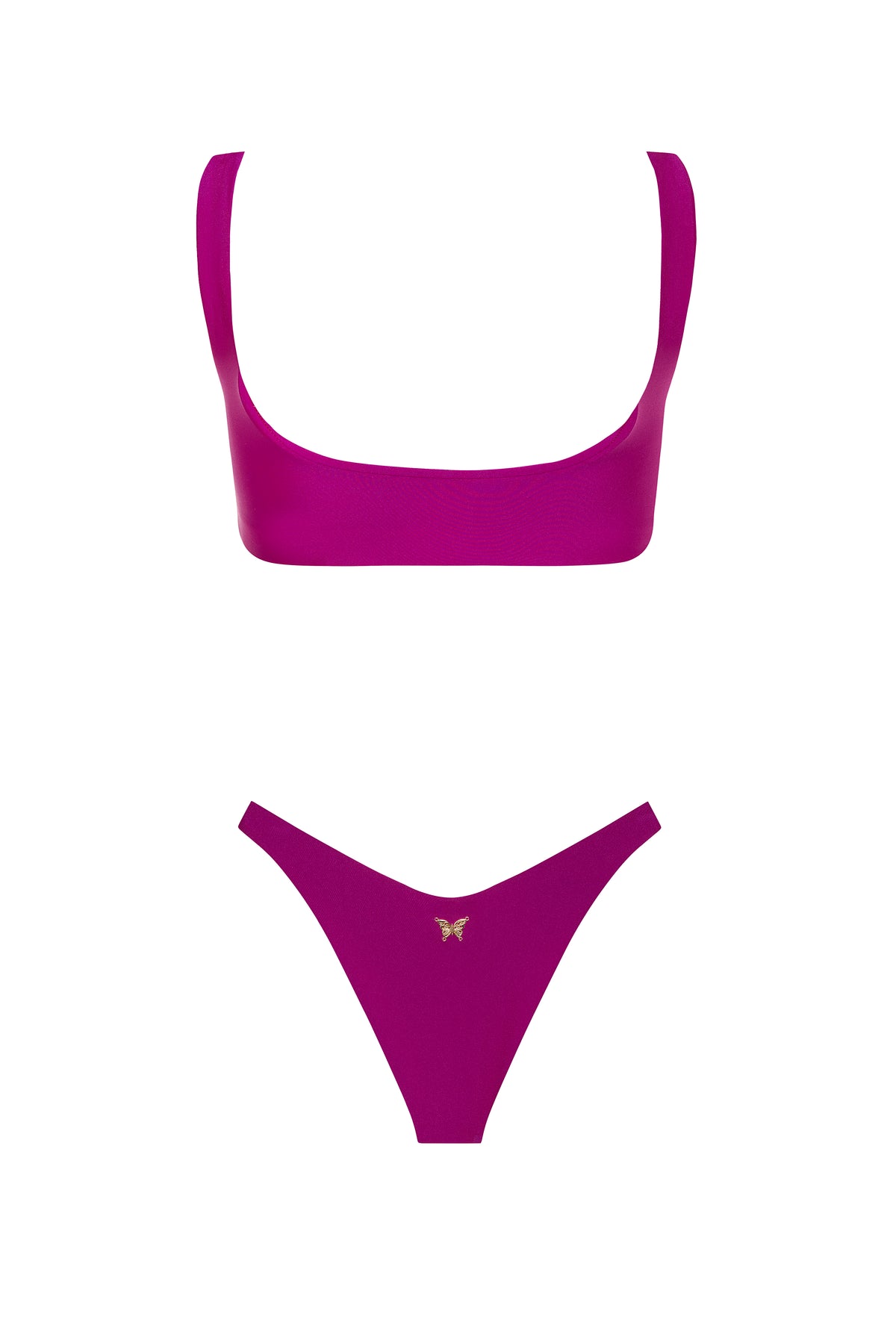 ORCHIDS OF BISCAYNE TOP & BOTTOM FUCHSIA BIKINI