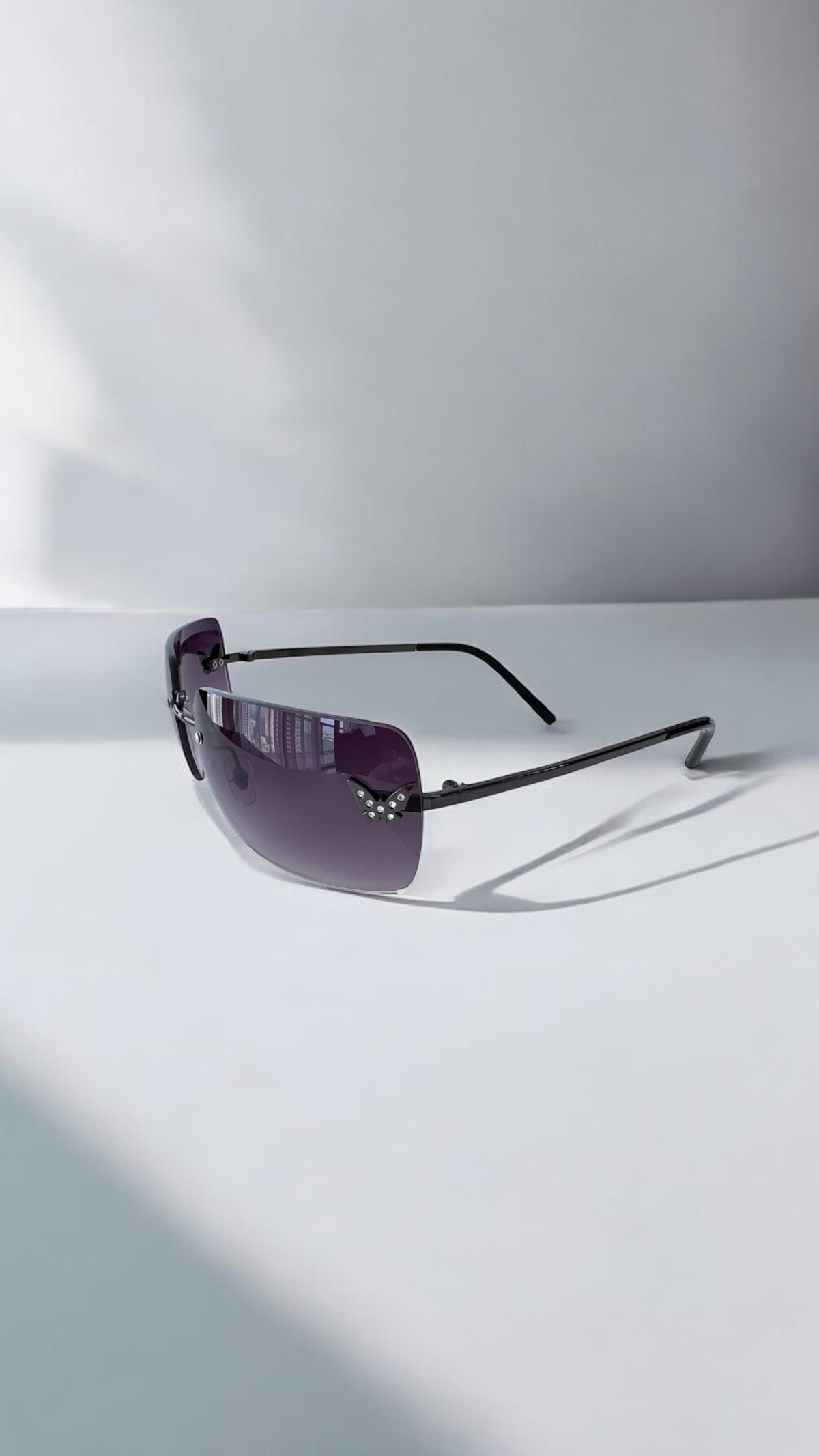 Papillon Black Sunglasses