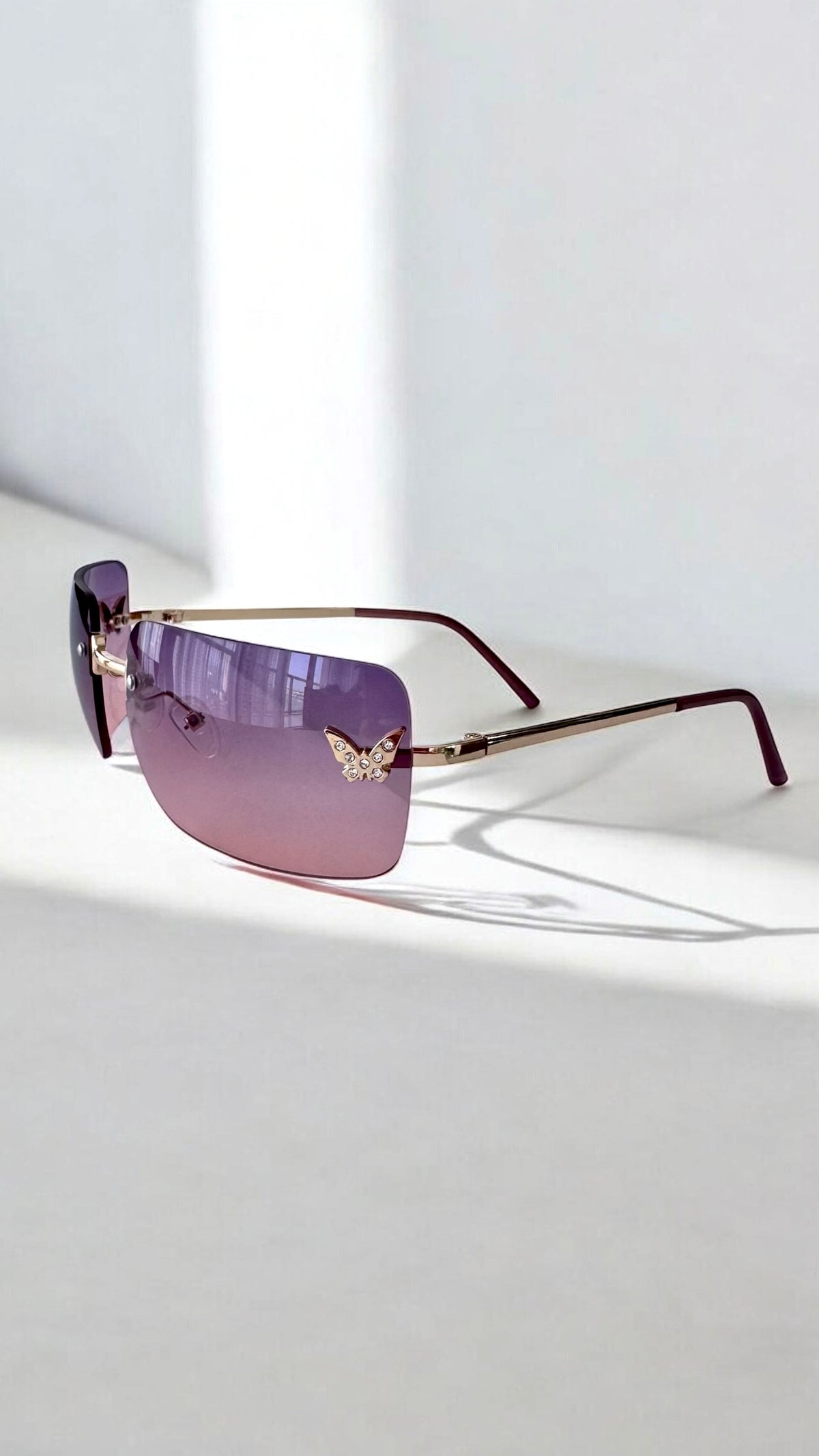 Papillon Black Sunglasses