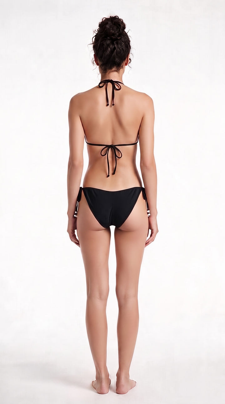 LYCASTE TOP &amp; BOTTOM BLACK BIKINI