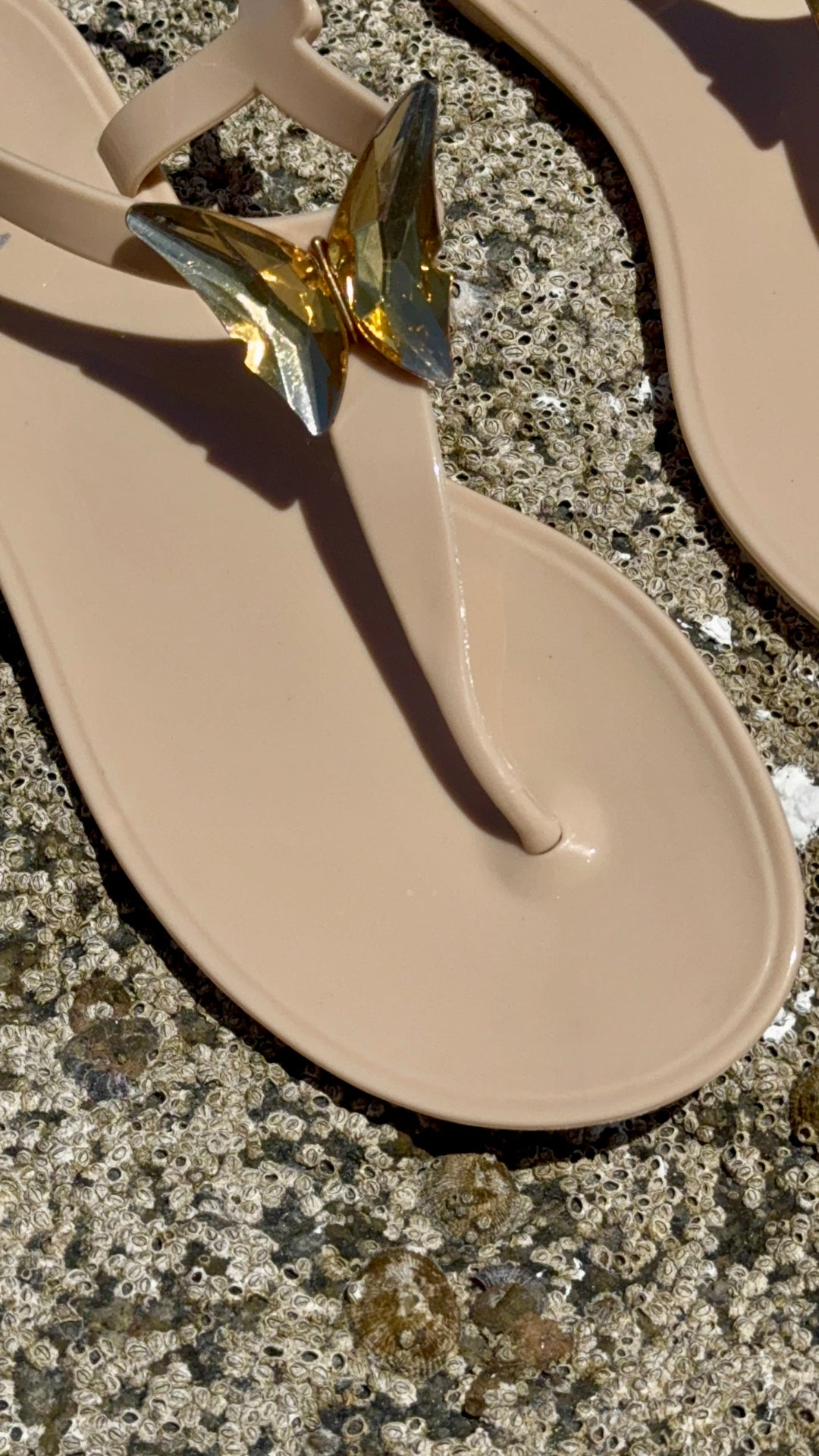 shoes ALIANA Nude Gel Beach Sandals ALIANA Nude Gel Beach Sandals NIKOZA