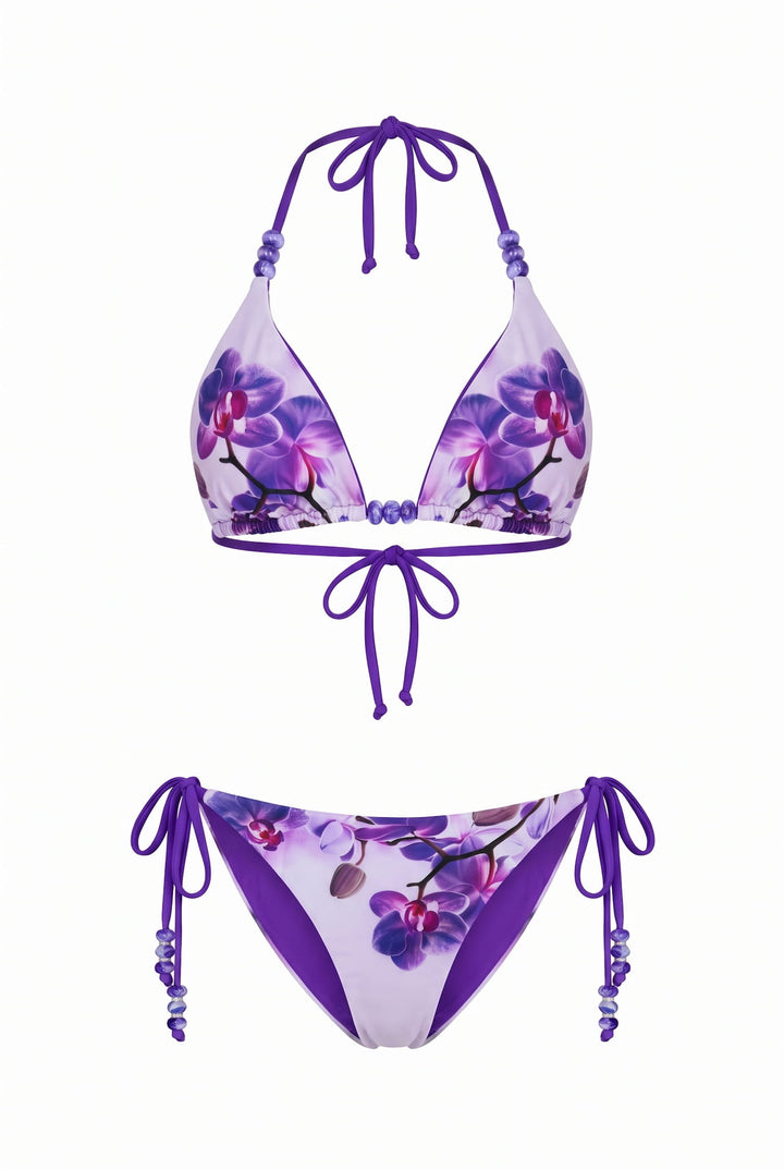 bikini top Amethyst Orchid Bikini Top Amethyst Orchid Triangle Bikini Top | NIKOZA NIKOZA