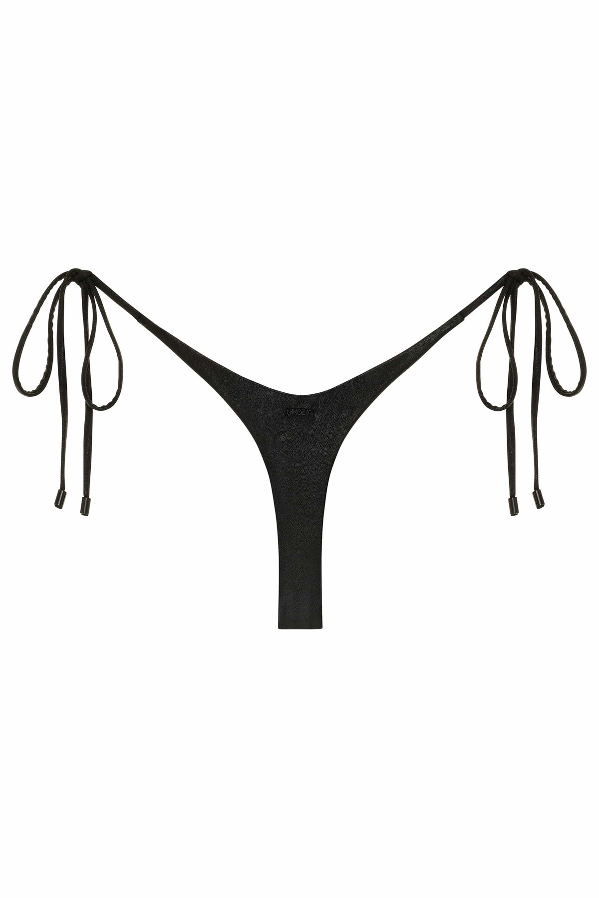 black-shimmer / XS Mariposa Bottom Thong NIKOZA