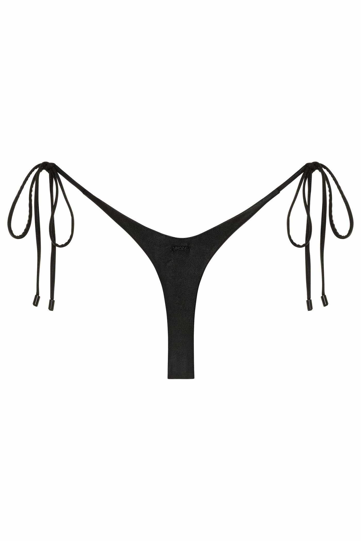 black-shimmer / XS Mariposa Bottom Thong NIKOZA