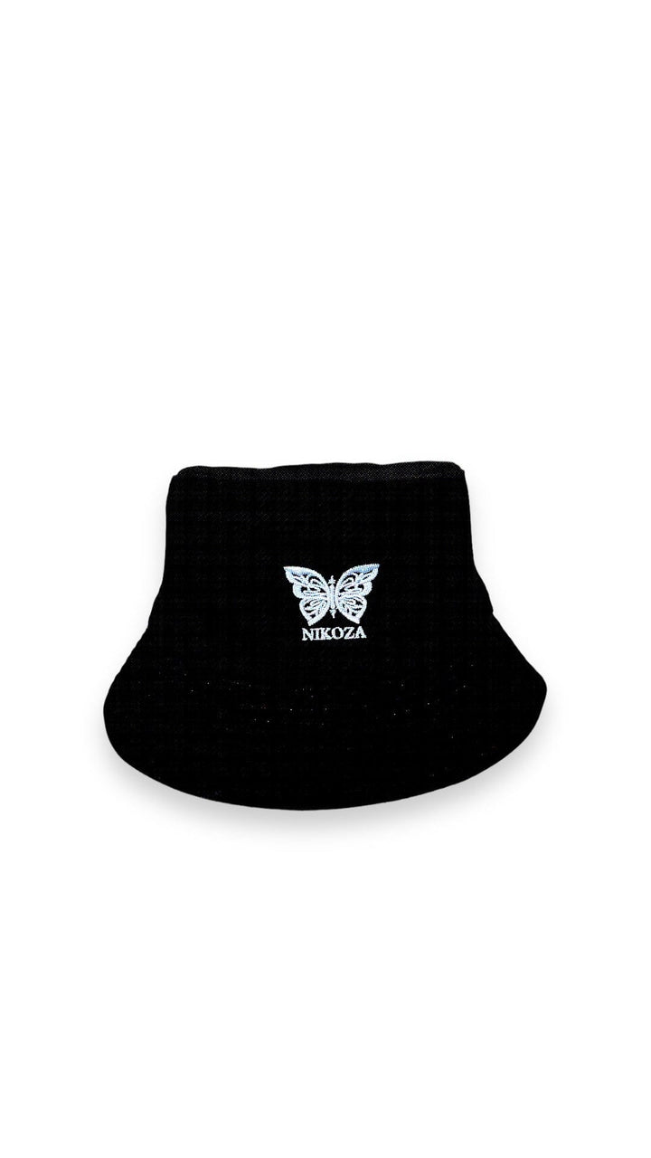 Hats Black/White Nikoza Bucket Hat NIKOZA