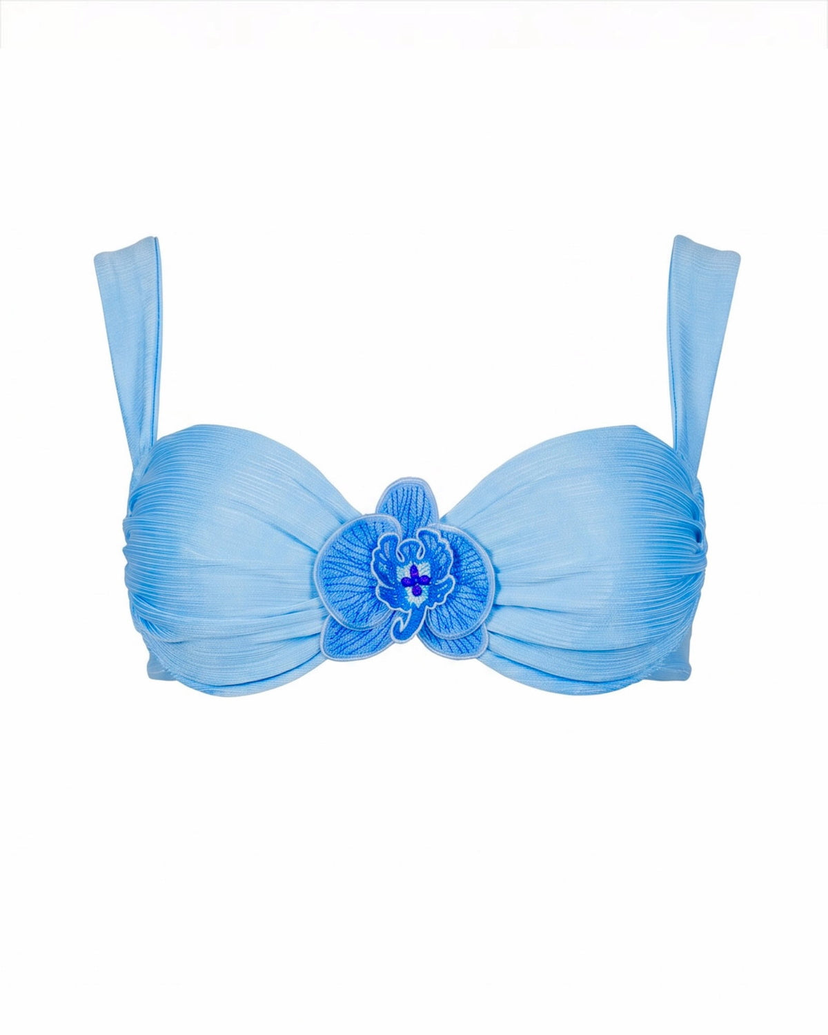bikini top blue / XS Orchid of Santorini Bikini Top Orchid of Santorini Bikini Top | NIKOZA NIKOZA