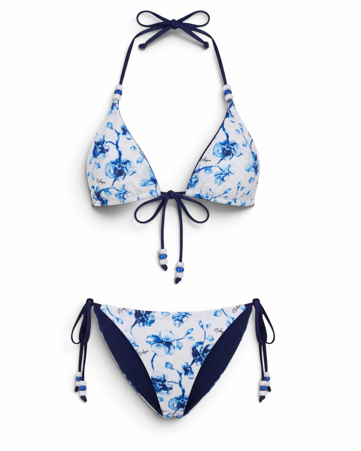 Bundle Fleur de Mer Bikini Set Fleur de Mer Bikini Set | Blue Floral Bikini | NIKOZA NIKOZA