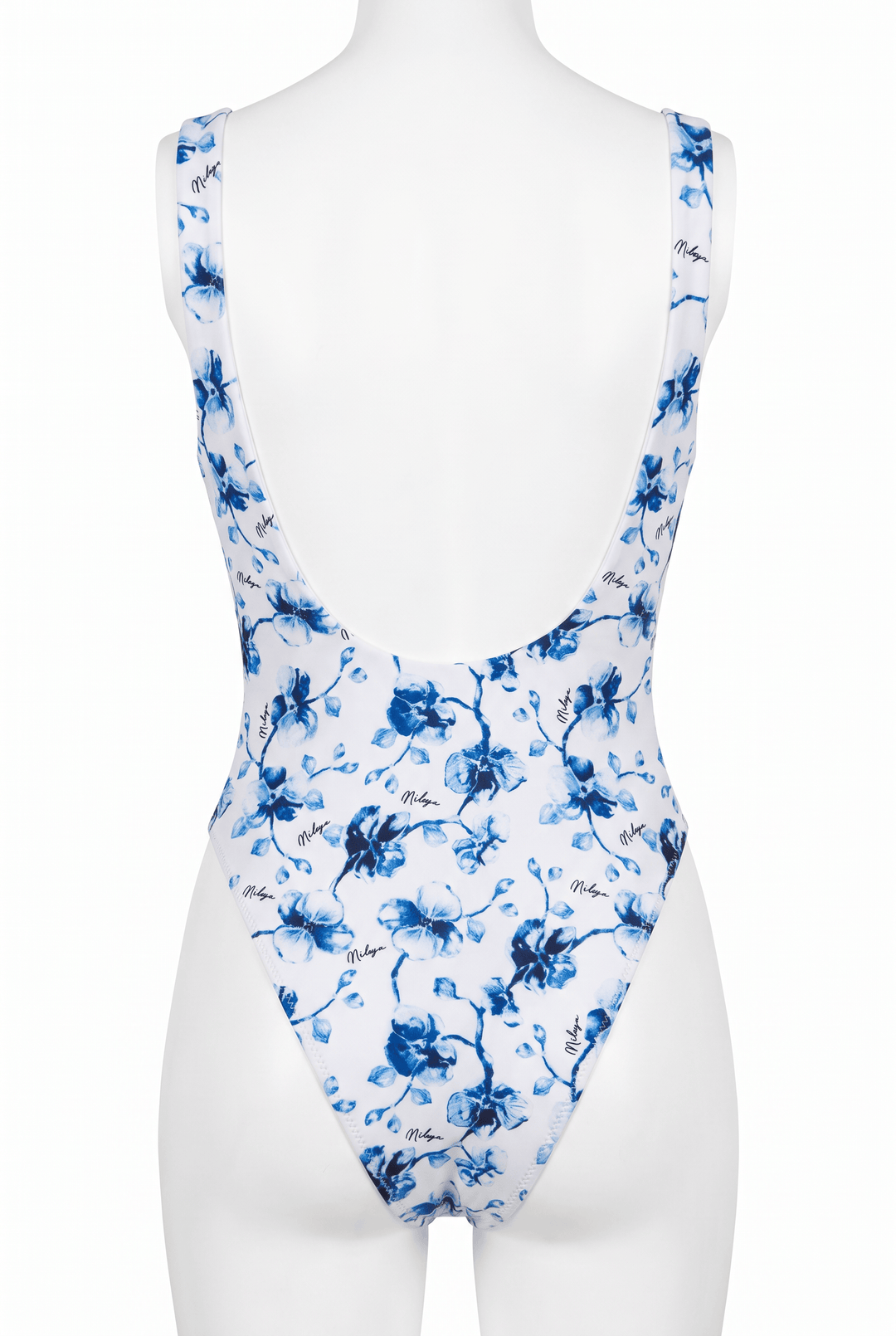 Swimwear Fleur de Mer One-Piece Swimsuit Blue Orchid Cutout One-Piece Swimsuit | NIKOZA NIKOZA