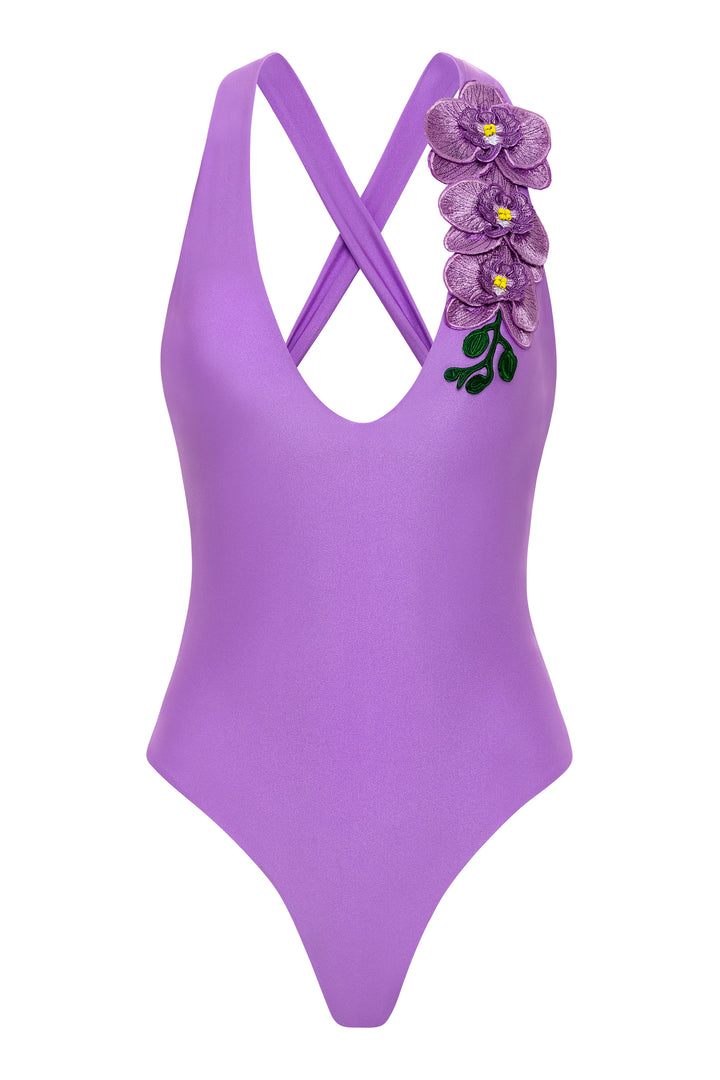 one piece swimwear Lilac / XS Goddess in Lilac One Piece Swimsuit Goddess in Lilac One-Piece | Elegant Designer Swimsuit | Nikoza NIKOZA