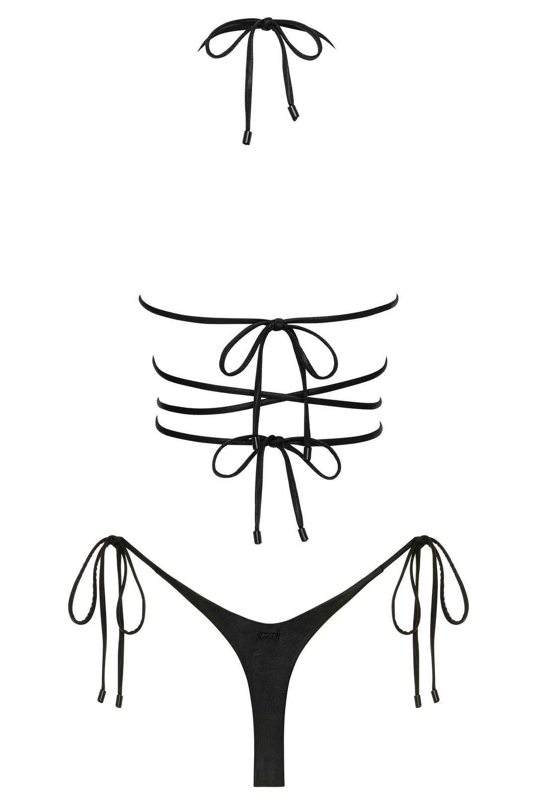 bikini Mariposa Top and Bottom Bikini Swimwear Bundle Set | Bikini &amp; Cover-Up Package | Nikoza NIKOZA