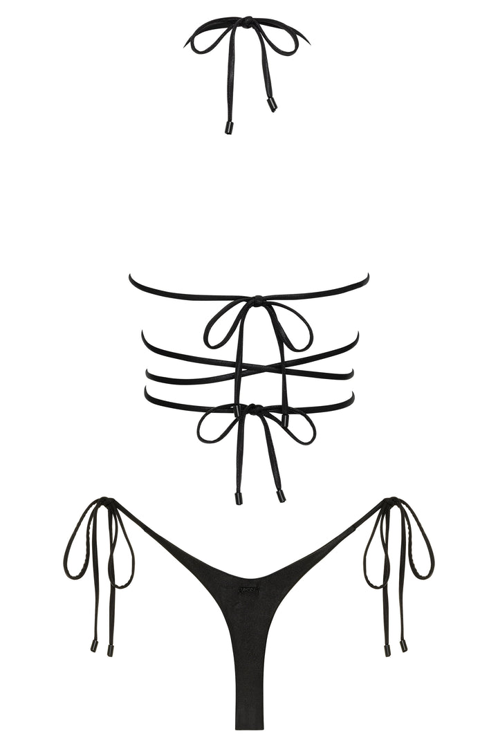 bikini Mariposa Top and Bottom Bikini Swimwear Bundle Set | Bikini &amp; Cover-Up Package | Nikoza NIKOZA