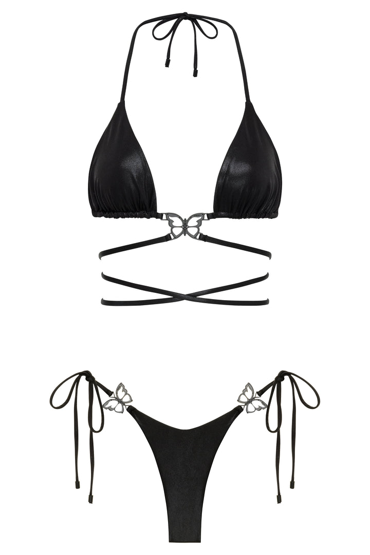 bikini Mariposa Top and Bottom Bikini Swimwear Bundle Set | Bikini &amp; Cover-Up Package | Nikoza NIKOZA