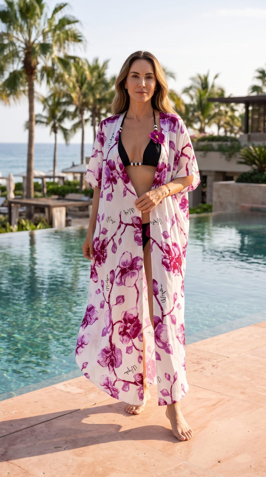 cover up Miranda long cover up 100% Silk Satin Miranda Long Silk Satin Cover-Up | NIKOZA NIKOZA