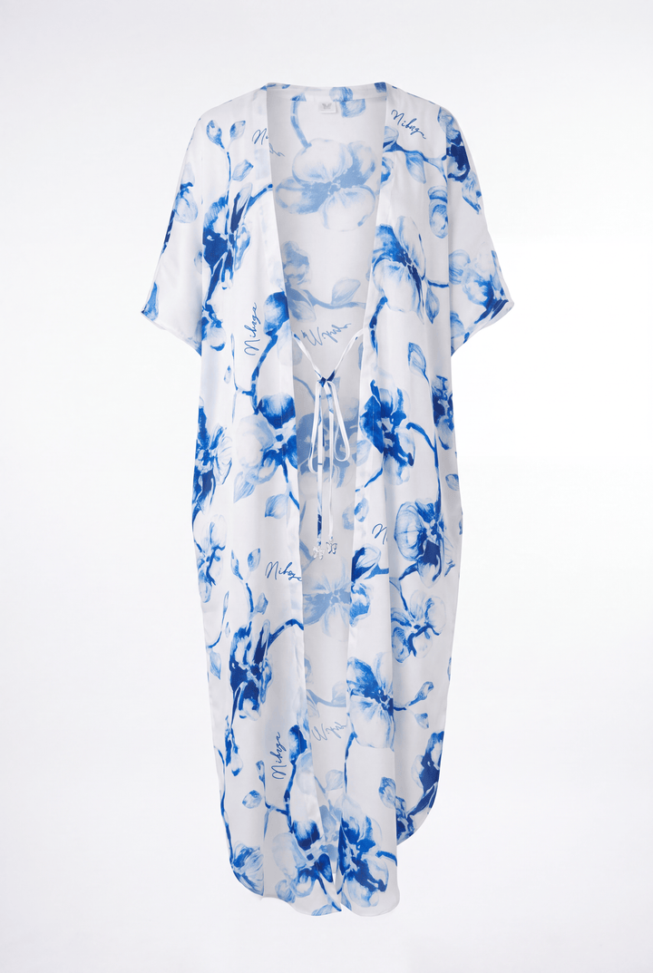 cover up Miranda long cover up 100% Silk Satin Miranda Long Silk Satin Cover-Up | NIKOZA NIKOZA