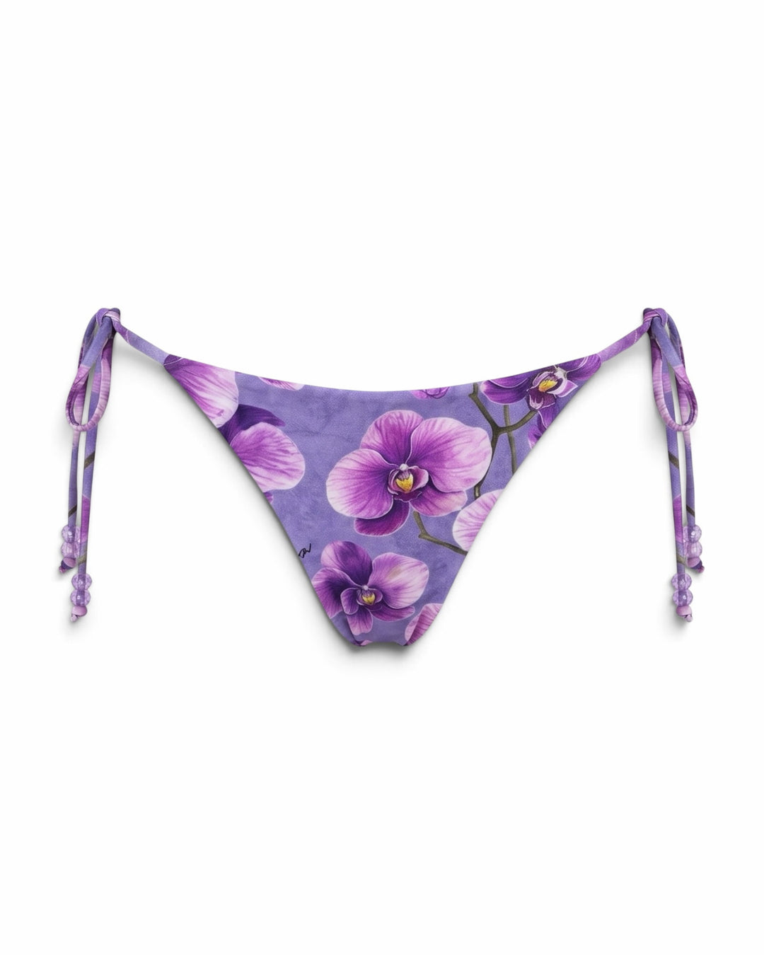 bikini bottom Multicolor / XS Violet Muse Bikini Bottom Violet Muse Tie-Side Bikini Bottom | Purple Floral Swimwear - NIKOZA" NIKOZA