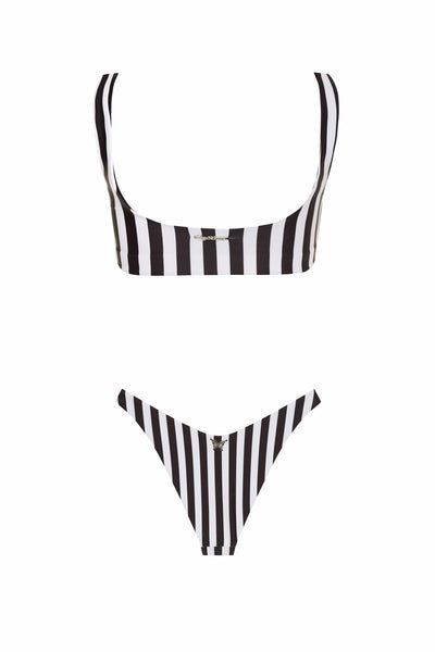 ORCHIDS OF BISCAYNE TOP & BOTTOM WHITE BIKINI NIKOZA
