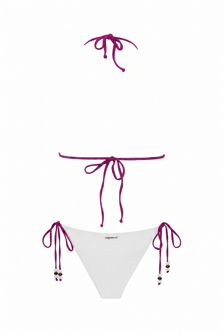 Bundle Pink Petals Bikini Set Pink Petals Bikini Set | Designer Swimwear Miami | Nikoza NIKOZA