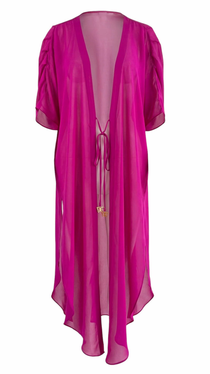 cover up Fuchsia / One Size Key West cover up (long) Key West Long Beach Tunic Cover-Up | NIKOZA NIKOZA Swimwear