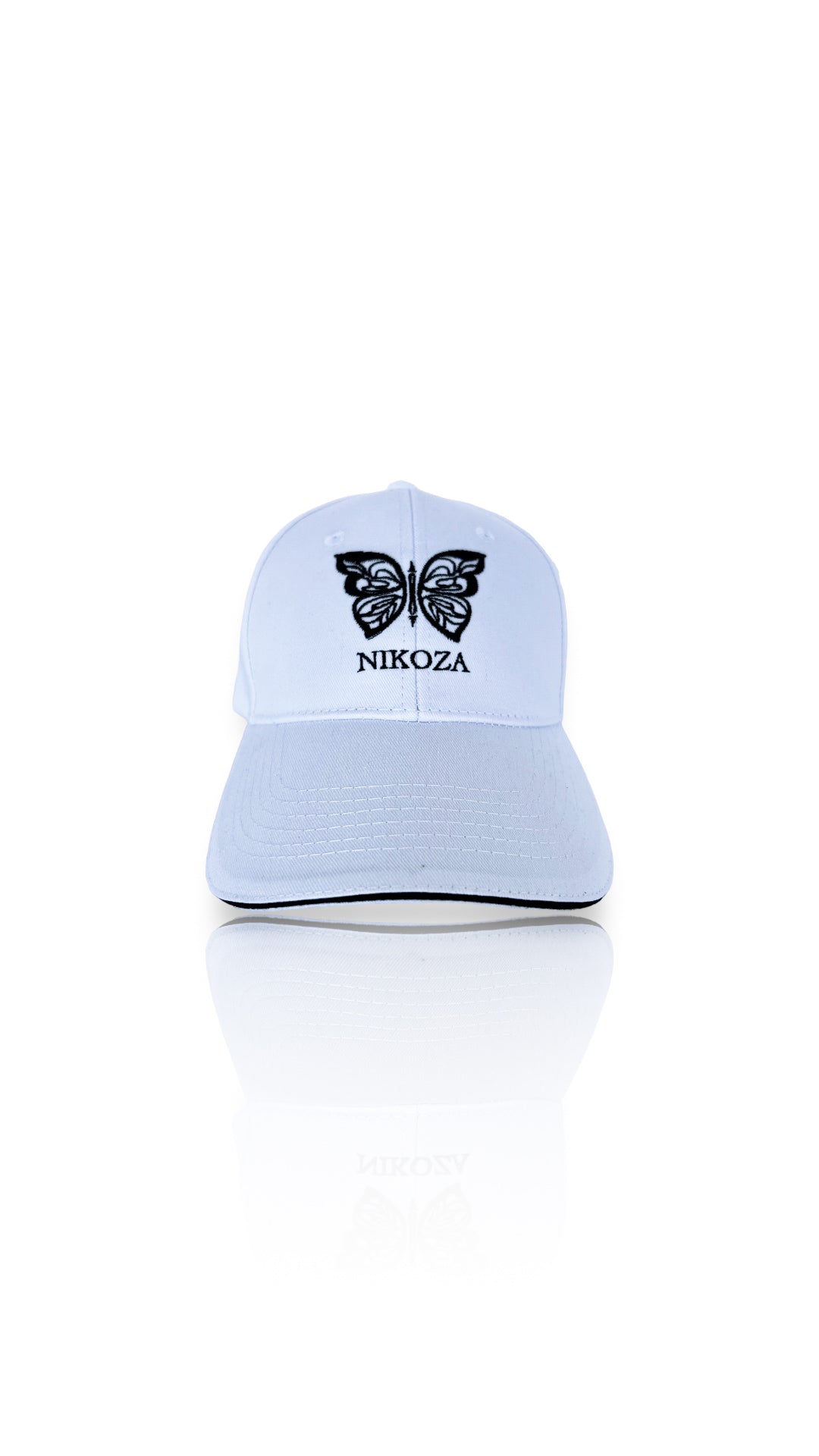 Hats White Black Nikoza baseball hat NIKOZA