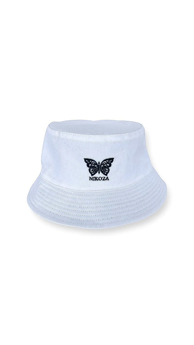 Hats White/Black Nikoza Bucket Hat NIKOZA