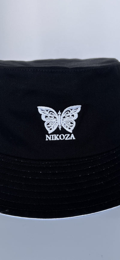 Hats White/Black Nikoza Bucket Hat NIKOZA
