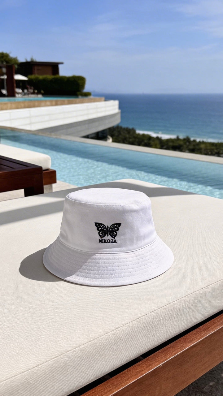 Hats white-black-reversible Black/White Nikoza Bucket Hat Black/White Nikoza Bucket Hat NIKOZA