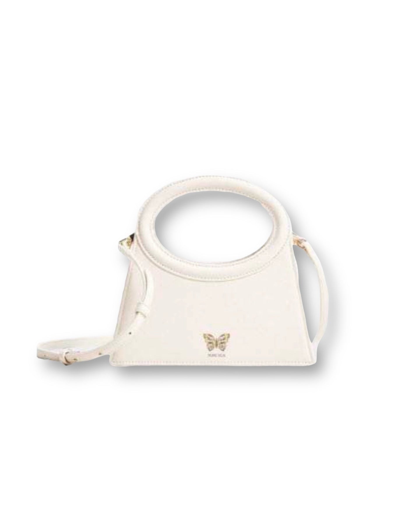 Bag white White Runa Bag 2023 Beige/Black Beige Canvas Tote Beach Bag with black leather handles and Black leather trim NIKOZA