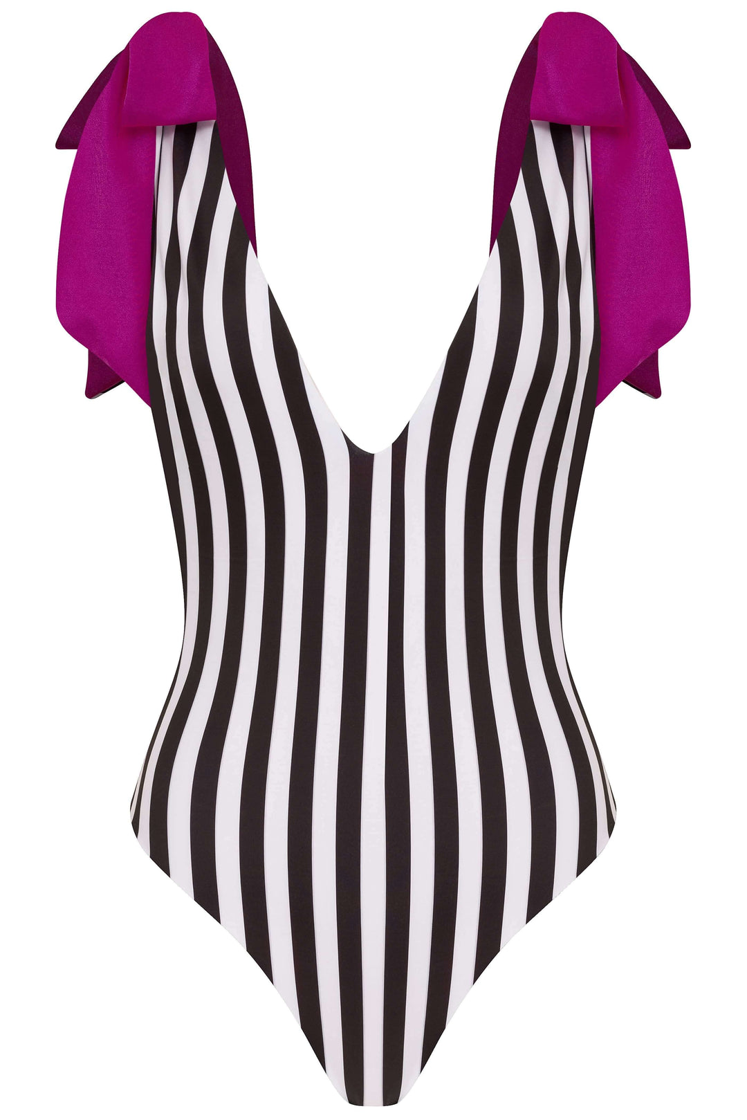 American Lady Black and White One Piece Swimsuit Miami | Black & White Swimwear Olga Nikoza Swimwear
