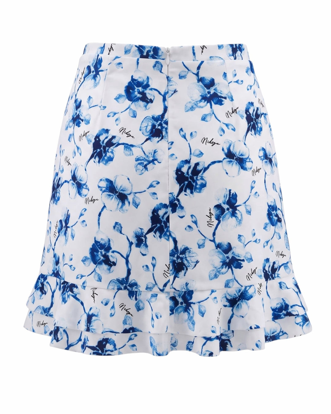skirt Fleur de Mer Mini Skirt Fleur de Mer Mini Skirt | Blue &amp; White Swim Cover-Up | NIKOZA Olga Nikoza Swimwear