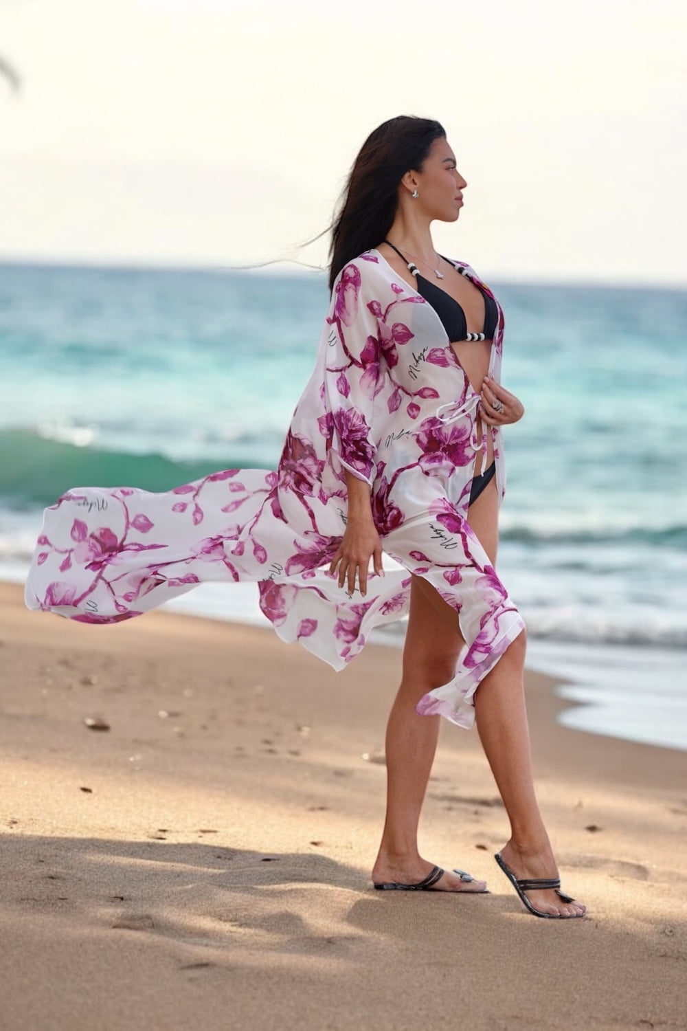 cover up Miranda long cover up 100 % Silk Miranda long cover up 100 % Silk Olga Nikoza Swimwear