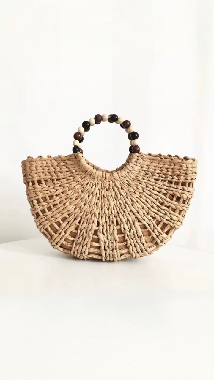 Bag Natural Straw Julia Natural Straw Beach Bag Julia Natural Straw Beach Bag Olga Nikoza Swimwear