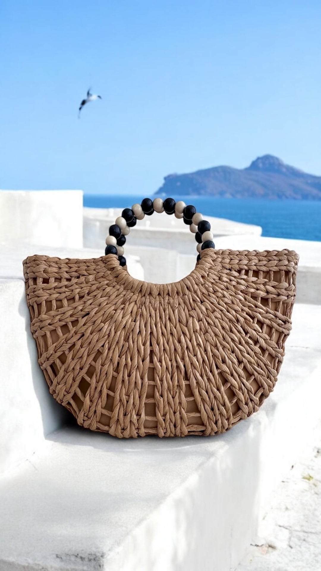 Bag Natural Straw Julia Natural Straw Beach Bag Julia Natural Straw Beach Bag Olga Nikoza Swimwear