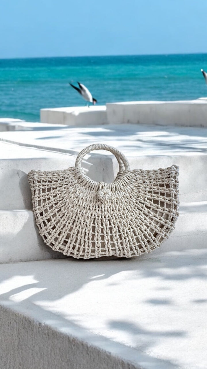 Bag natural Woven Bliss Beach Bag Woven Bliss Beach Bag Olga Nikoza Swimwear