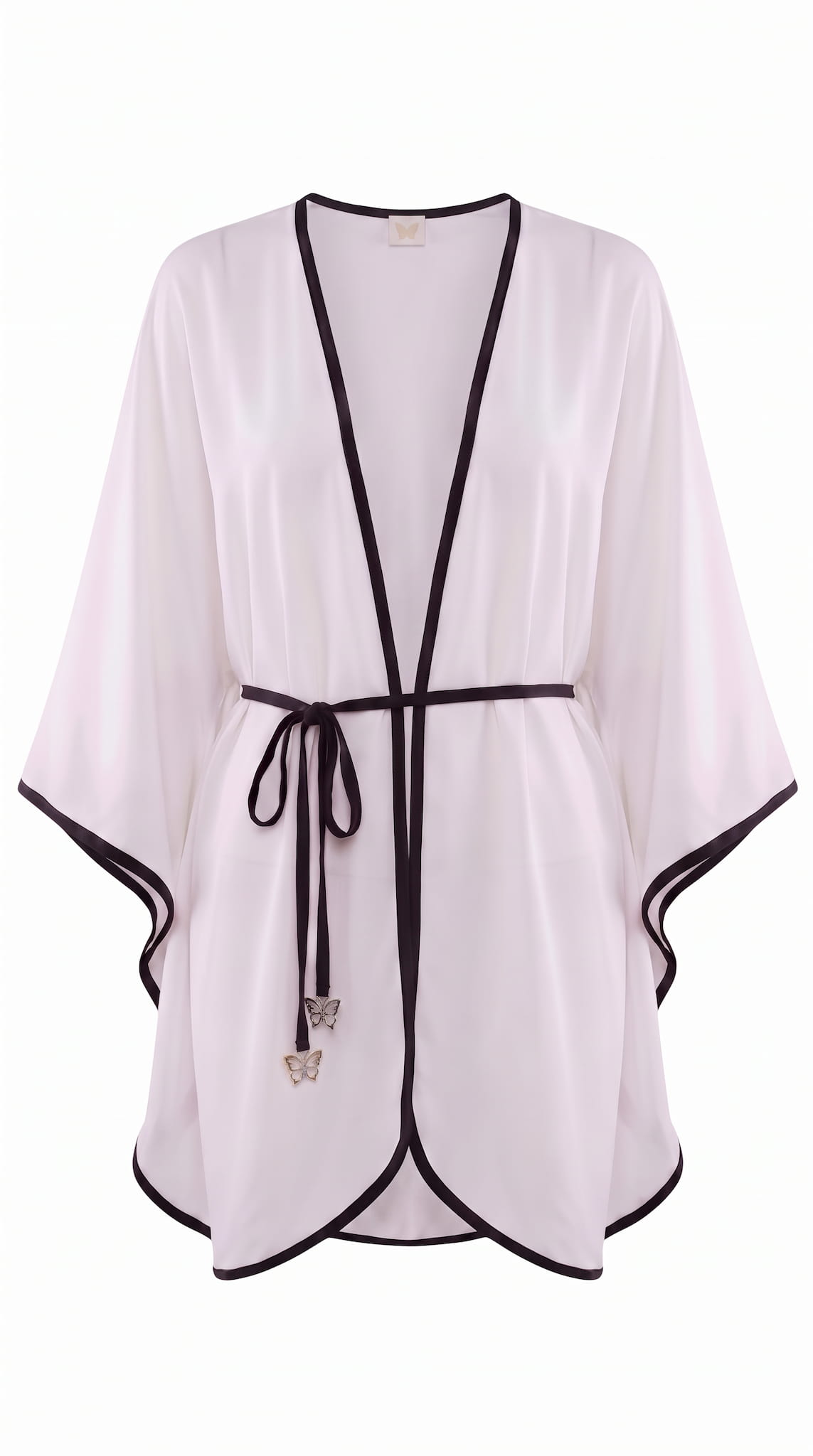 cover up White-black / One Size Brickell Chic Tunic Brickell Chic Tunic Cover-Up | Luxury Swimwear | Nikoza Olga Nikoza Swimwear