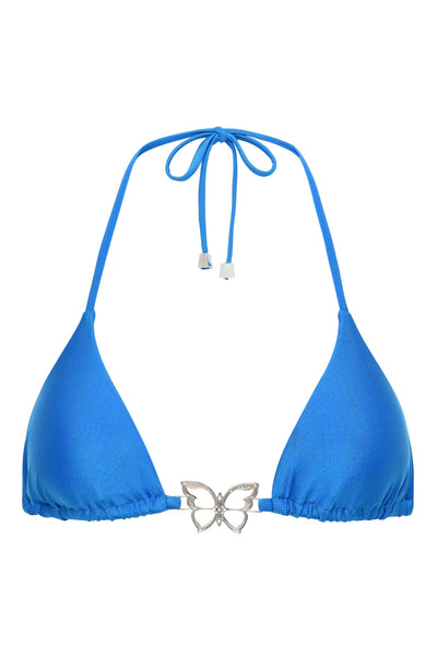 XS / Blue Blue Diana Bikini Set 2023 Nikoza Swimwear Lycaste Black Orchid Triangle Bikini Top Olga Nikoza Swimwear