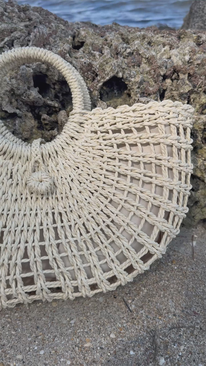 Woven Bliss Beach Bag