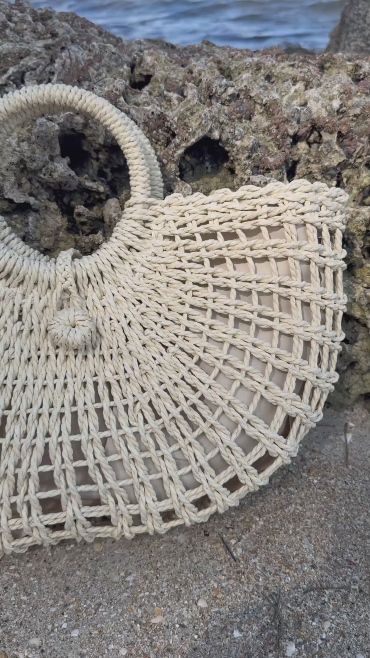 Woven Bliss Beach Bag