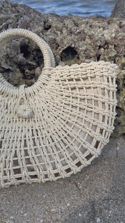 Woven Bliss Beach Bag