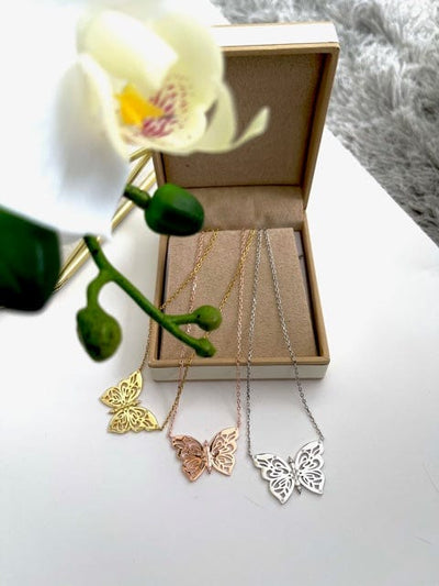 Necklace 18k Gold Papillon Butterfly Women's Necklace Jewelry 2022 18k Gold Papillon Butterfly Women's Necklace Jewelry Olga Nikoza Swimwear