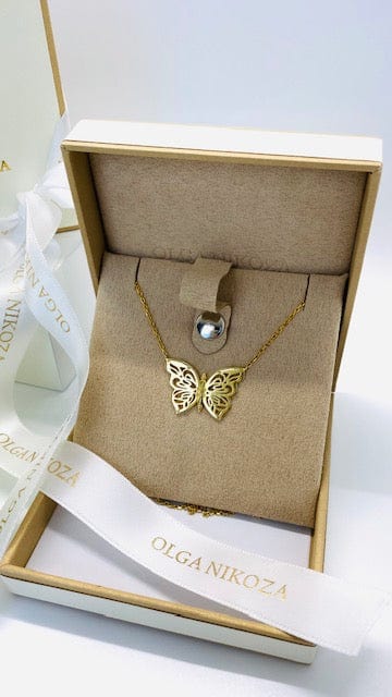Necklace 18k Gold Papillon Butterfly Women's Necklace Jewelry 2022 18k Gold Papillon Butterfly Women's Necklace Jewelry Olga Nikoza Swimwear