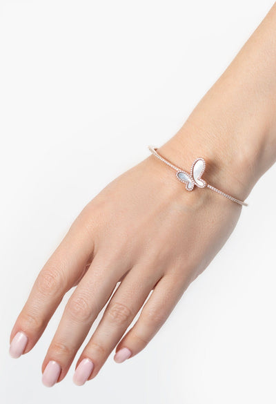 .925 Silver Mother Of Pearl Butterfly Women's Bangle Bracelet Jewelry 2022 Silver Mother Of Pearl Butterfly Women's Bangle Jewelry Olga Nikoza Swimwear