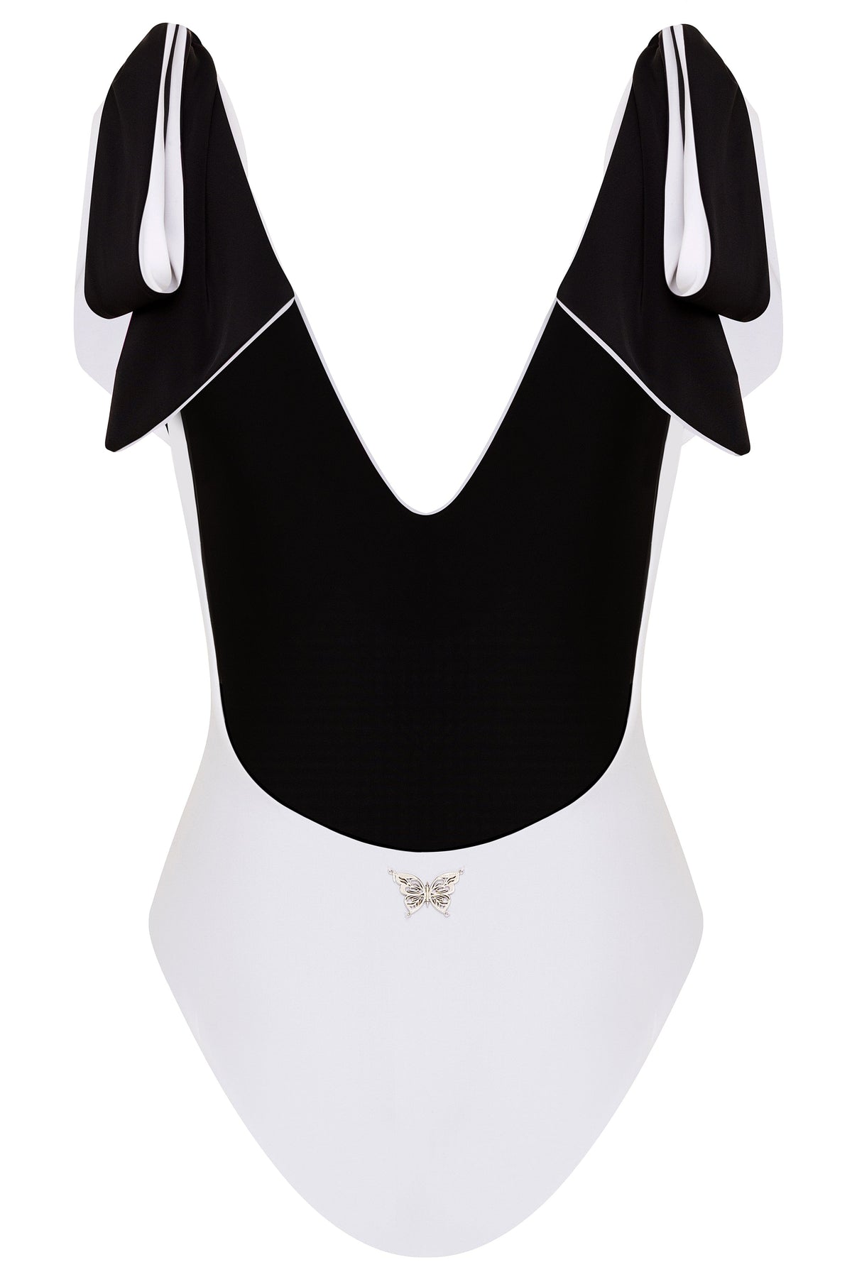 American Lady White/Black Reversible One Piece Swimsuit 2022 Nikoza Swimwear American Lady Reversible One Piece Swimsuit Olga Nikoza Swimwear