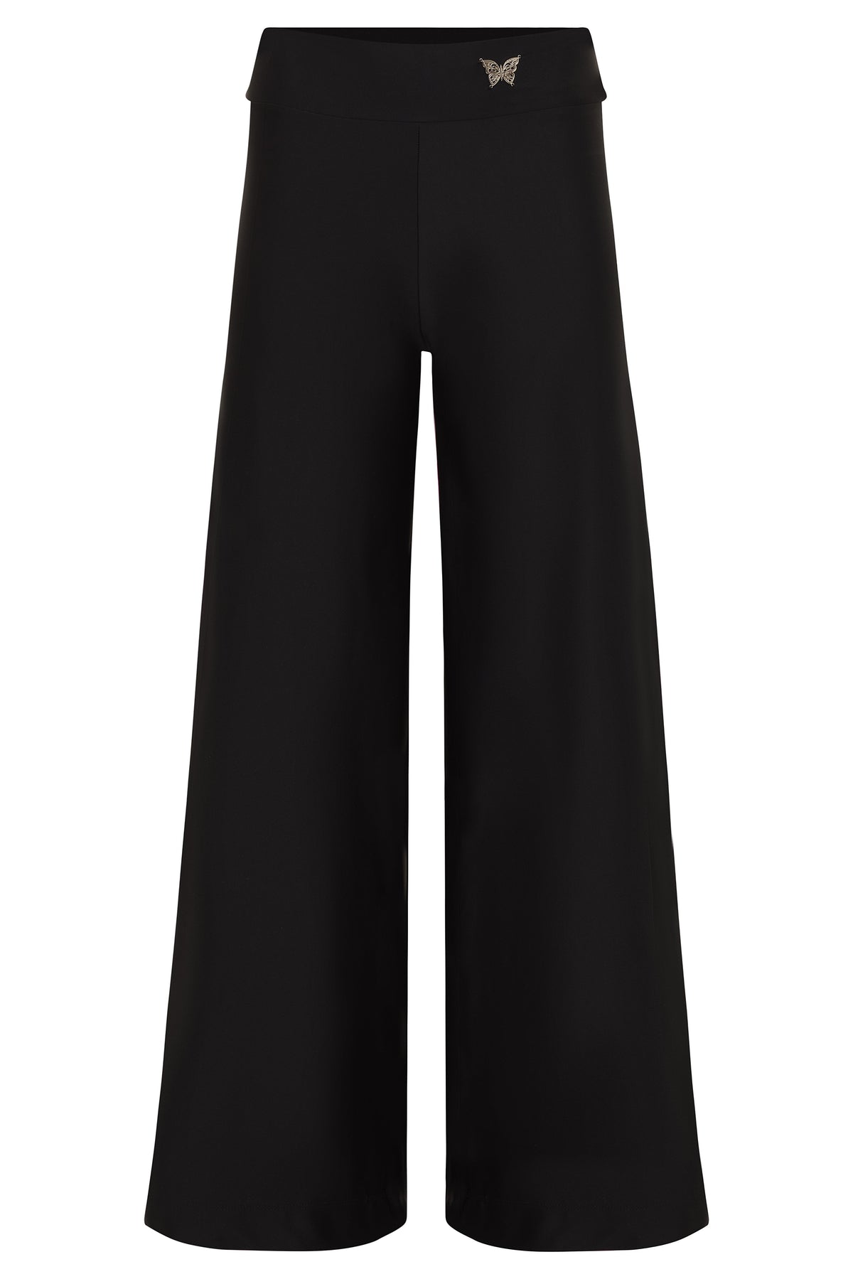 Black / XS Fisher Island Fucsia Resort Pants Cover Up 2022 Nikoza Swimwear Fucsia Fisher Island Resort Wear Pants Olga Nikoza Swimwear