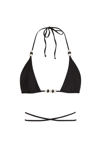 bikini Copy of Cattleya Bottom 2023 Cattleya Fuchsia/Black Reversible Tie Side Bikini Bottom Olga Nikoza Swimwear