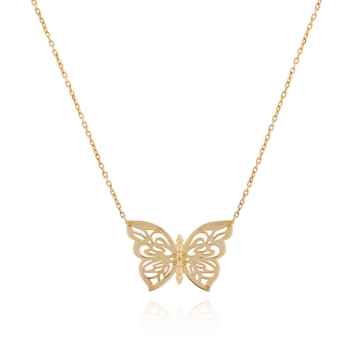 Necklace gold 18k Gold Papillon Butterfly Women's Necklace Jewelry 2022 18k Gold Papillon Butterfly Women's Necklace Jewelry Olga Nikoza Swimwear