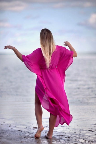 skirt Key Largo cover up (long) 2023 Nikoza Swimwear Arcellia Fucsia Black Skirt Cover-Up Olga Nikoza Swimwear