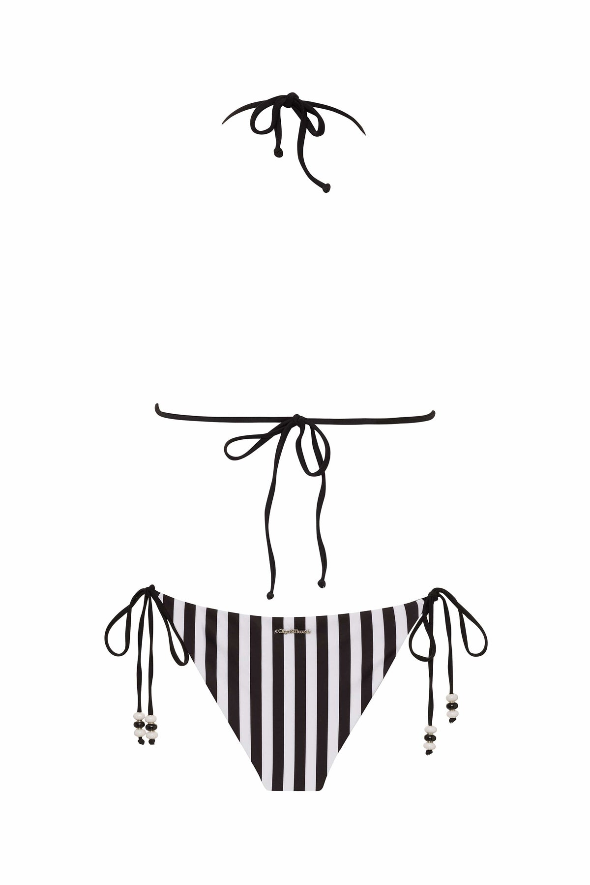 Lycaste Fuchsia w/ Embroidered Orchid Triangle Bikini Top 2022 Nikoza Swimwear Lycaste Black Orchid Triangle Bikini Top Olga Nikoza Swimwear