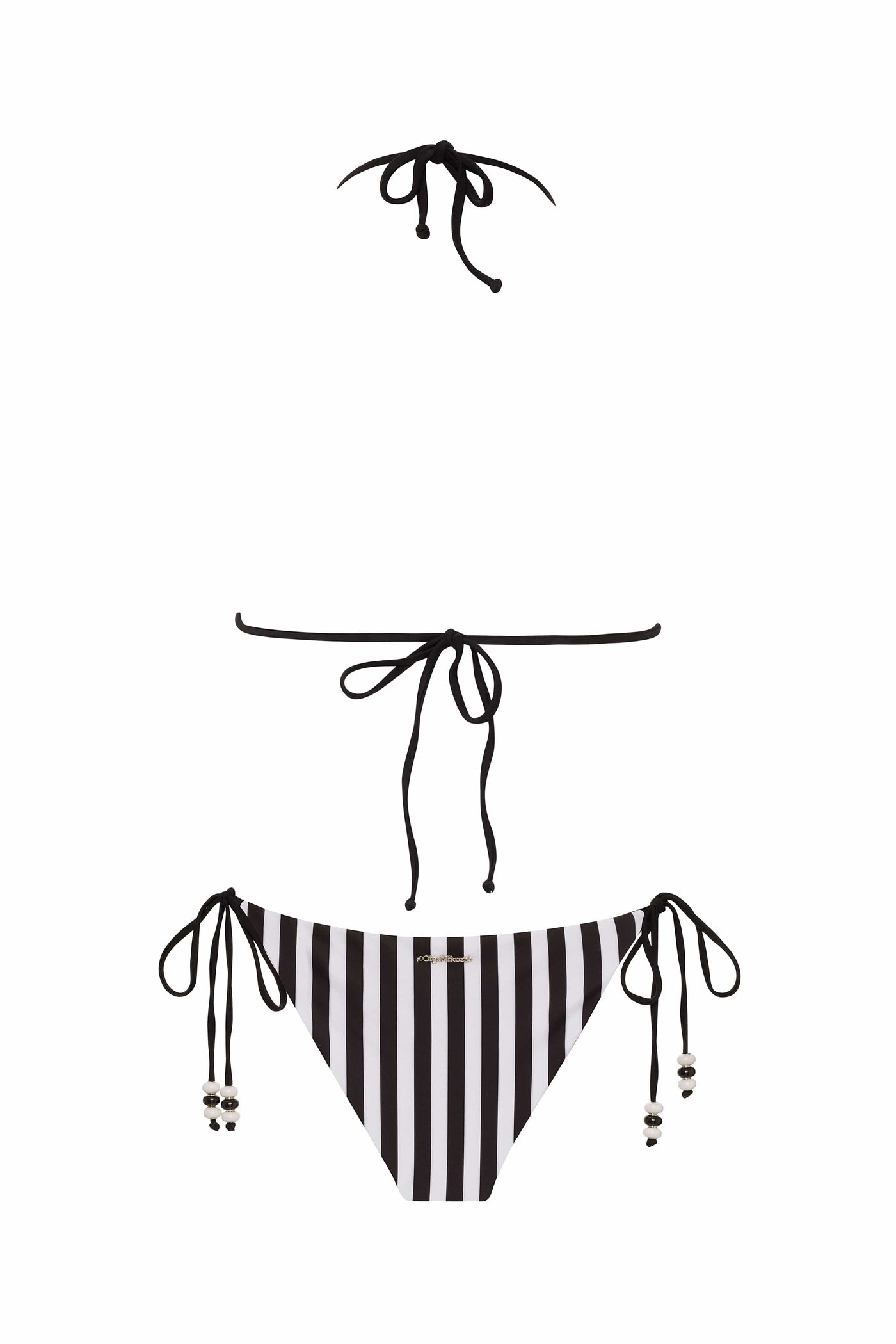 Lycaste Fuchsia w/ Embroidered Orchid Triangle Bikini Top 2022 Nikoza Swimwear Lycaste Black Orchid Triangle Bikini Top Olga Nikoza Swimwear